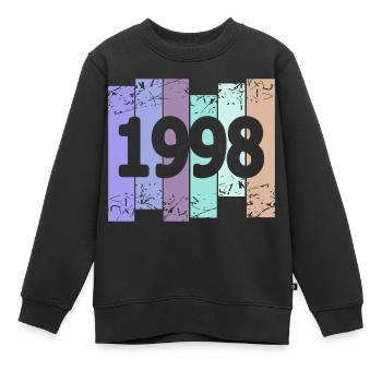 Goths 1998 - Sweat Premium enfant bio - noir - Devant - AI Model Kid Female (0cm)