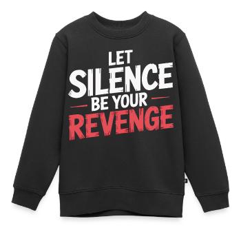SOYEZ VOTRE REVANCHE - Sweat Premium enfant bio - noir - Devant - AI Model Kid Female (0cm)