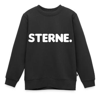 Sterne. (Laterne, Laterne. Sonne, Mond und Sterne) - Kinder Premium Organic Sweatshirt - Schwarz - Vorne - AI Model Kid Female (0cm)