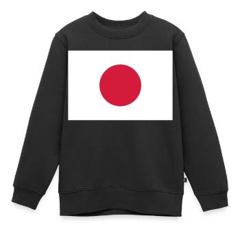 Nationalflagge von Japan - Kinder Premium Organic Sweatshirt - Schwarz - Vorne - AI Model Kid Female (0cm)