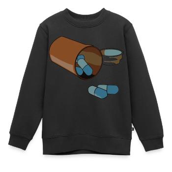 Doc2 - Sweat Premium enfant bio - noir - Devant - AI Model Kid Female (0cm)
