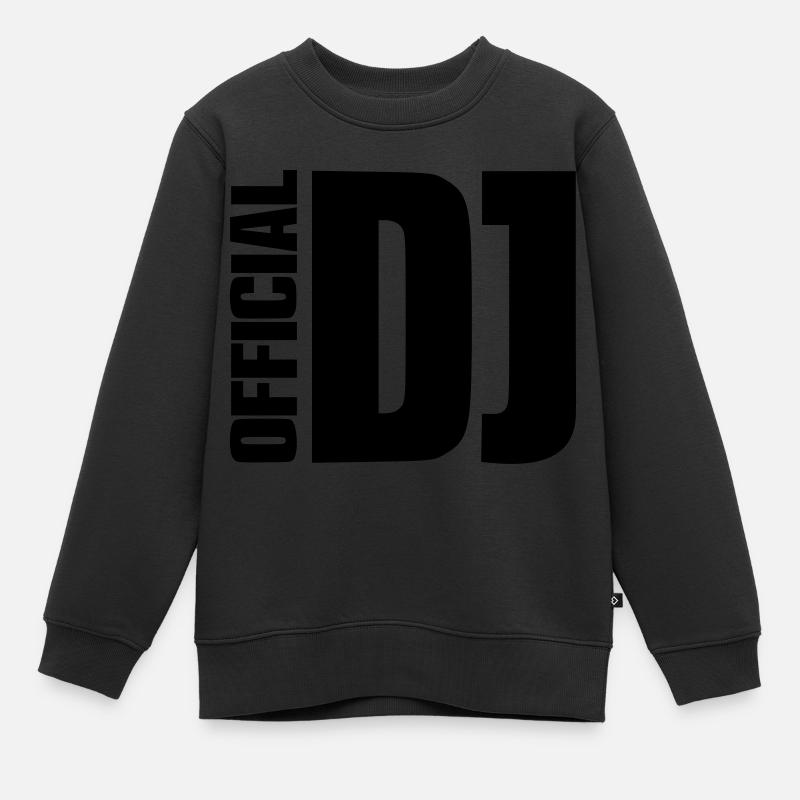 DJ - Sweat Premium enfant bio - noir