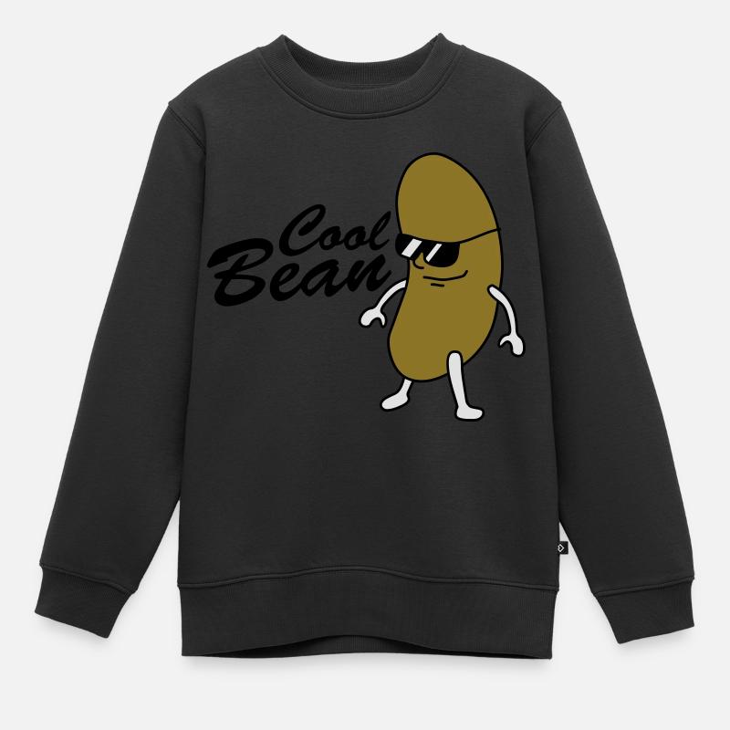 Cool Bean Boss - Kinder Premium Organic Sweatshirt - Schwarz