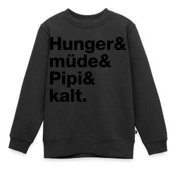 4 les problèmes des femmes - Sweat Premium enfant bio - noir - Devant - AI Model Kid Female (0cm)