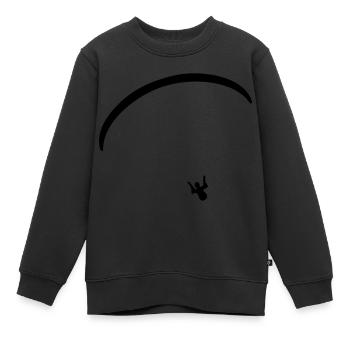 Paragliding - Kinder Premium Organic Sweatshirt - Schwarz - Vorne - AI Model Kid Female (0cm)