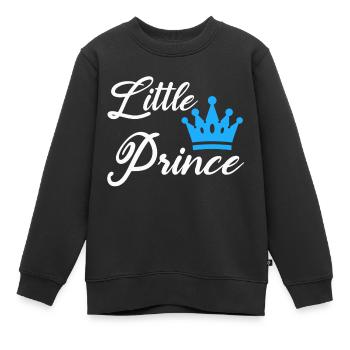Kleiner Prinz - Kinder Premium Organic Sweatshirt - Schwarz - Vorne - AI Model Kid Female (0cm)