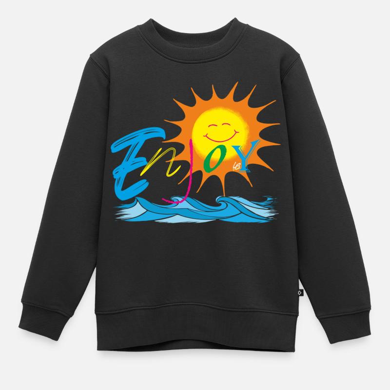 Jouir - Sweat Premium enfant bio - noir