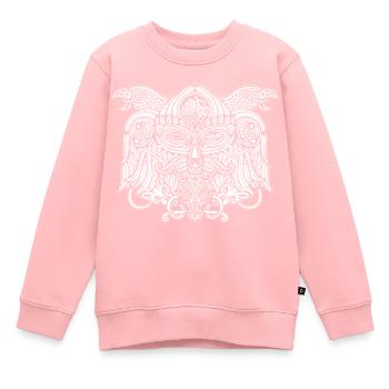 Odin - Kids Premium Organic Sweatshirt - rose - Front - AI Model Kid Female (0cm)
