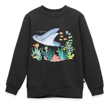 Mer des Rayons - Sweat Premium enfant bio - noir - Devant - AI Model Kid Female (0cm)