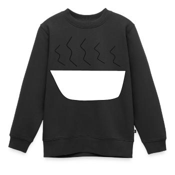 Soupe - Sweat Premium enfant bio - noir - Devant - AI Model Kid Female (0cm)