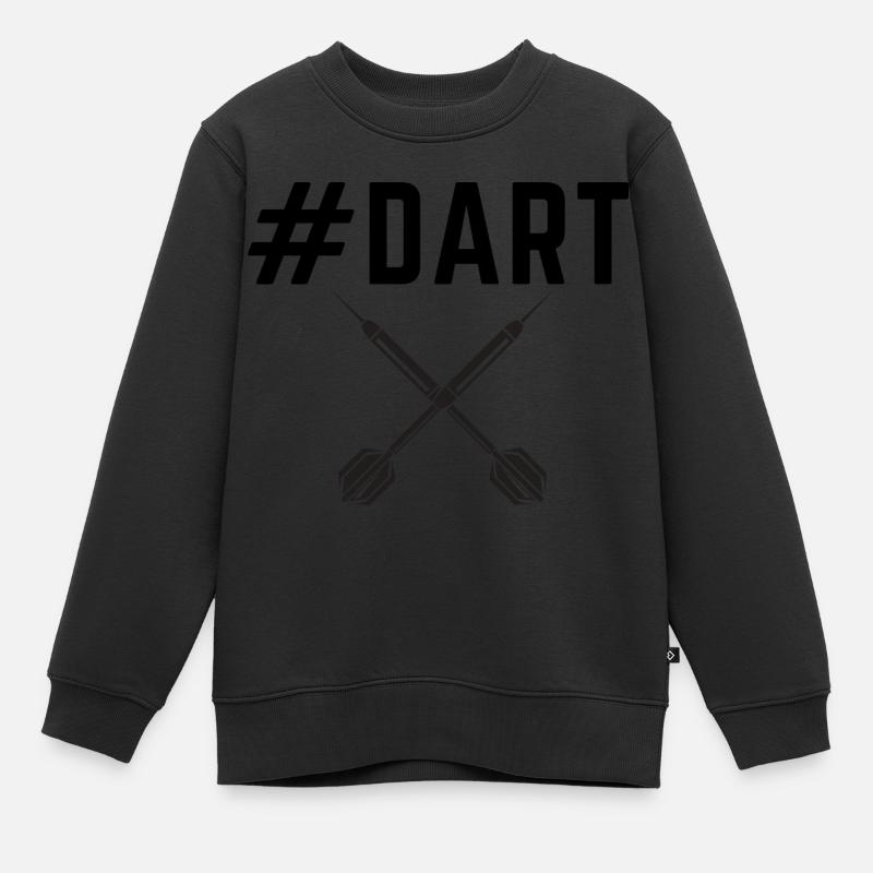 Dart - Kinder Premium Organic Sweatshirt - Schwarz