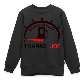 Joe rouge - Sweat Premium enfant bio - noir - Devant - AI Model Kid Female (0cm)