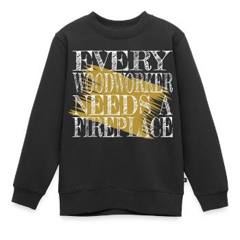 Casque de sécurité John Carpenter T-shirts - Sweat Premium enfant bio - noir - Devant - AI Model Kid Female (0cm)