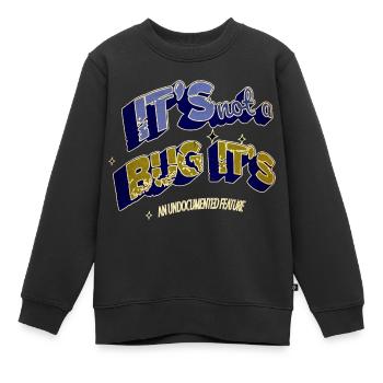 profession c plus plus computer funny quote bday - Kinder Premium Organic Sweatshirt - Schwarz - Vorne - AI Model Kid Female (0cm)
