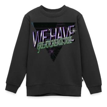 geek bedroom present gift happy birthday present - Kids Premium Organic Sweatshirt - black - Front - AI Model Kid Female (0cm)