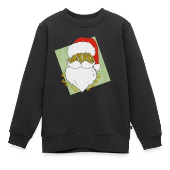 Nicholas HohoHO! - Kinder Premium Organic Sweatshirt - Schwarz - Vorne - AI Model Kid Female (0cm)