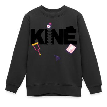 Physiotherapeut Geschenk für Physiotherapeut Massagegerät - Kinder Premium Organic Sweatshirt - Schwarz - Vorne - AI Model Kid Female (0cm)