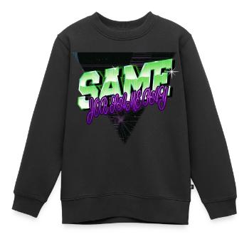 L’idée actuelle de la femme antiraciste interdit nos égaux - Sweat Premium enfant bio - noir - Devant - AI Model Kid Female (0cm)