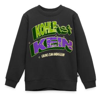 bienchen activist apparel umweltbewusst - Kinder Premium Organic Sweatshirt - Schwarz - Vorne - AI Model Kid Female (0cm)