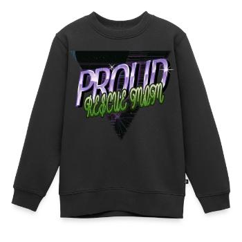 Les garçons présentent une idée Amoureux des animaux Imprimé animal - Sweat Premium enfant bio - noir - Devant - AI Model Kid Female (0cm)
