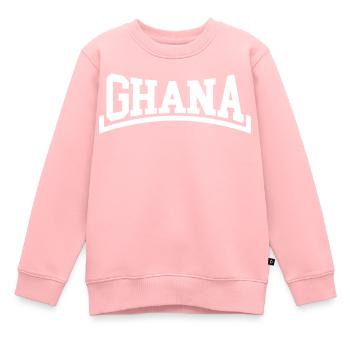 Ghana - Kinder Premium Organic Sweatshirt - Rosa - Vorne - AI Model Kid Female (0cm)