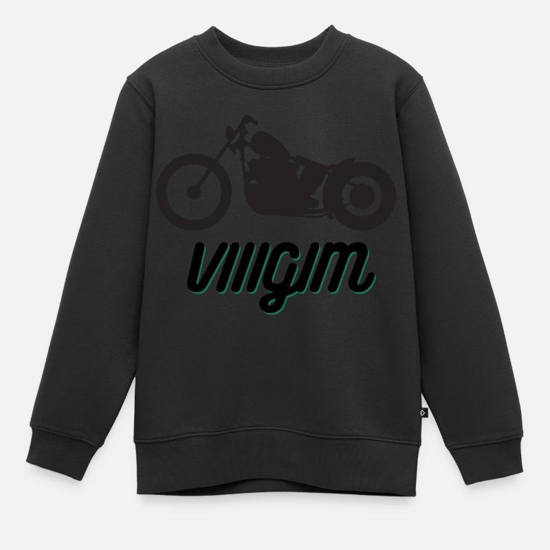 custom - Sweat Premium enfant bio - noir