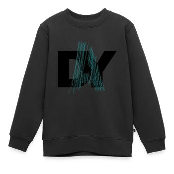 Sans titre 1 - Sweat Premium enfant bio - noir - Devant - AI Model Kid Female (0cm)