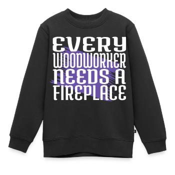 cutter funny carpenter carpenter john carpenter - Kinder Premium Organic Sweatshirt - Schwarz - Vorne - AI Model Kid Female (0cm)