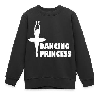 Dancing Dance Music - Kinder Premium Organic Sweatshirt - Schwarz - Vorne - AI Model Kid Female (0cm)