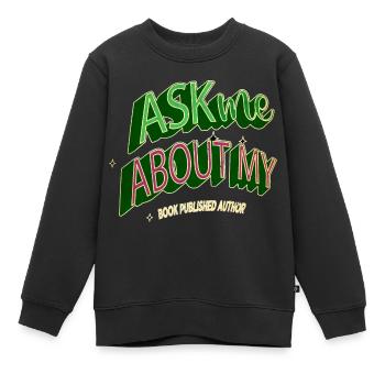 Anniversaire du langage informatique - Sweat Premium enfant bio - noir - Devant - AI Model Kid Female (0cm)