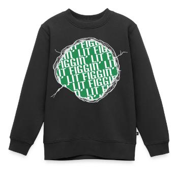 mignon dictons drôles cadeau cadeau de noël - Sweat Premium enfant bio - noir - Devant - AI Model Kid Female (0cm)