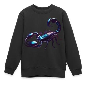 Stachel aus Chrom - Kinder Premium Organic Sweatshirt - Schwarz - Vorne - AI Model Kid Female (0cm)