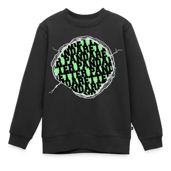 tierschützer spaß animalliberationfront zitat - Kinder Premium Organic Sweatshirt - Schwarz - Vorne - AI Model Kid Female (0cm)