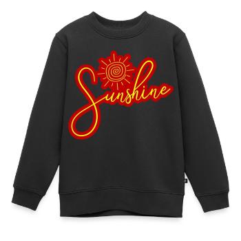 Icône du soleil du soleil - Sweat Premium enfant bio - noir - Devant - AI Model Kid Female (0cm)