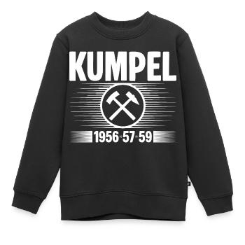 Erzgebirge Kumpel - Kinder Premium Organic Sweatshirt - Schwarz - Vorne - AI Model Kid Female (0cm)