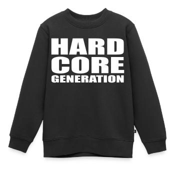 Hardcore Generation DE - Kinder Premium Organic Sweatshirt - Schwarz - Vorne - AI Model Kid Female (0cm)