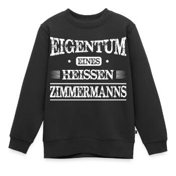 Zimmermann - Kinder Premium Organic Sweatshirt - Schwarz - Vorne - AI Model Kid Female (0cm)