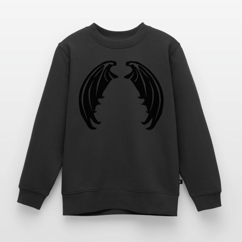 Flügel von Vampiren oder Teufelchen Kinder Premium Organic Sweatshirt