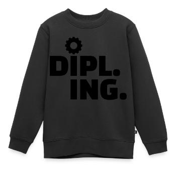 Ingenieur - Kinder Premium Organic Sweatshirt - Schwarz - Vorne - AI Model Kid Female (0cm)