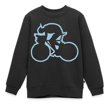 Radsport Velo - Kinder Premium Organic Sweatshirt - Schwarz - Vorne - AI Model Kid Female (0cm)