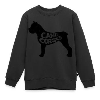 Cane Corso - Kids Premium Organic Sweatshirt - black - Front - AI Model Kid Female (0cm)