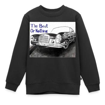 Das Beste oder nichts - Kinder Premium Organic Sweatshirt - Schwarz - Vorne - AI Model Kid Female (0cm)