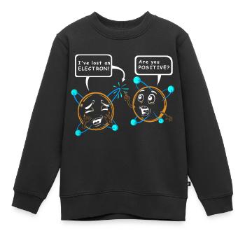 science - Sweat Premium enfant bio - noir - Devant - AI Model Kid Female (0cm)