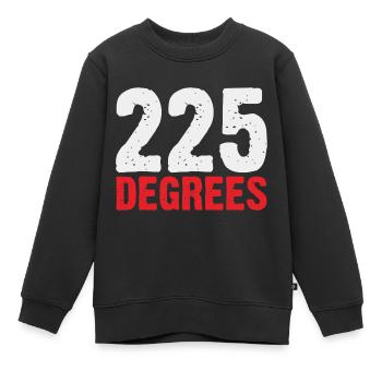SAISON DE BARBECUE GRILLÉ À 225 DEGRÉS - Sweat Premium enfant bio - noir - Devant - AI Model Kid Female (0cm)