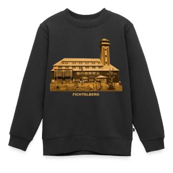Fichtelberg Oberwiesenthal Saxe Erzgebirge - Sweat Premium enfant bio - noir - Devant - AI Model Kid Female (0cm)