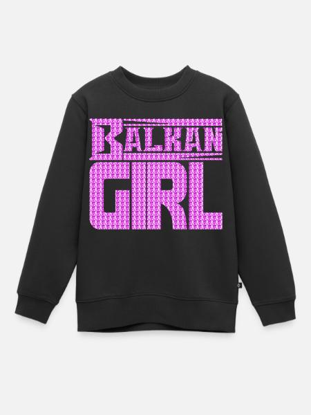 Balkans Croatie Bosnie Serbie juge exyu boy girl - Sweat Premium enfant bio - noir