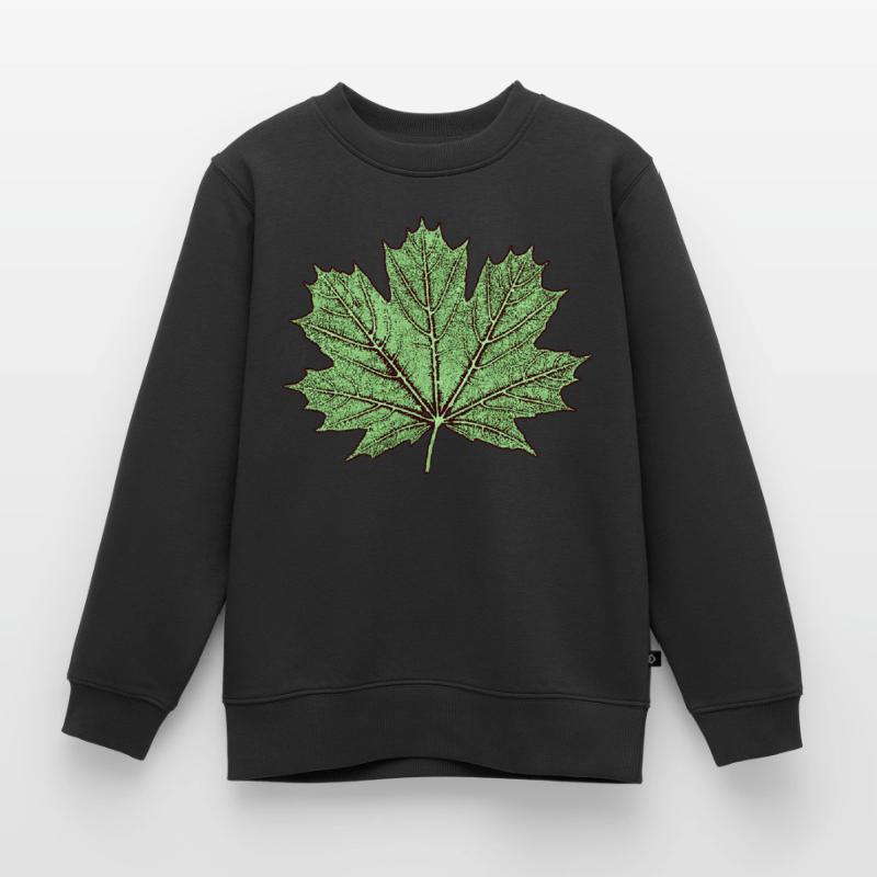 Maple leaf / leaf maple - Botany Kids Premium Organic Sweatshirt