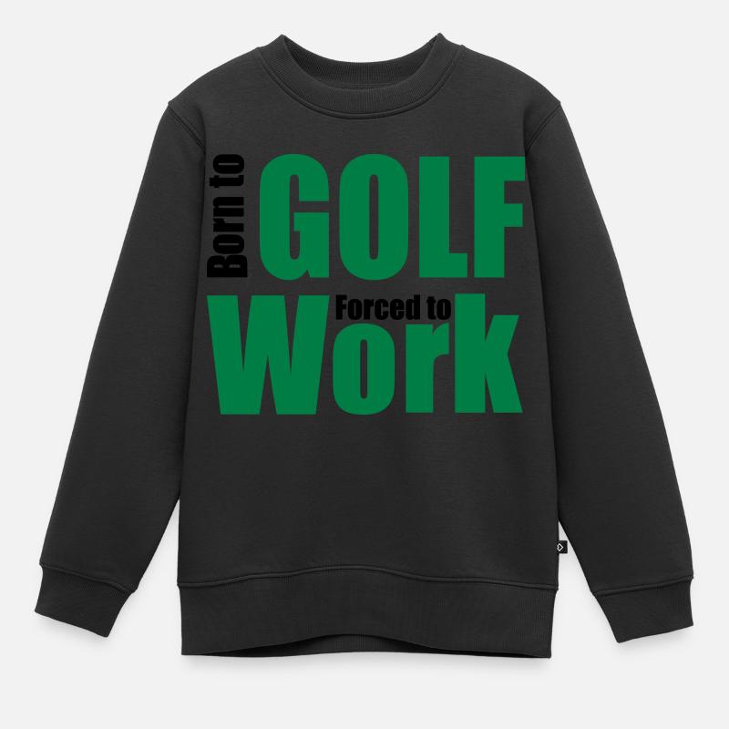 Golfe - Sweat Premium enfant bio - noir