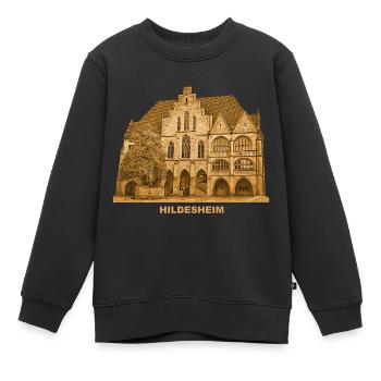 Hildesheim Rathaus Marktplatz Niedersachsen - Kinder Premium Organic Sweatshirt - Schwarz - Vorne - AI Model Kid Female (0cm)