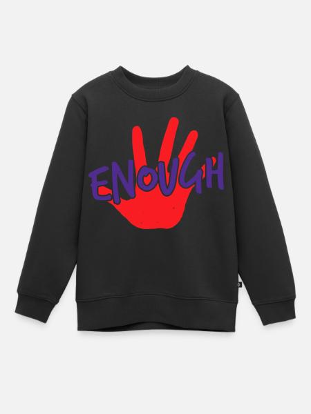 ASSEZ - Sweat Premium enfant bio - noir